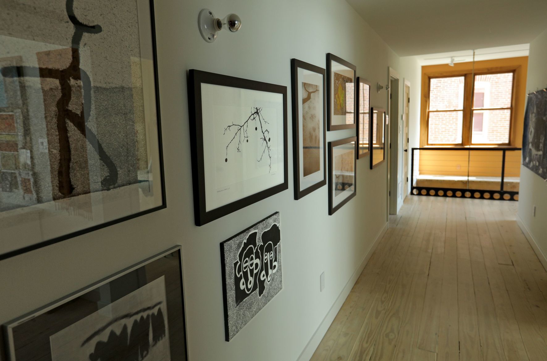 At home: Don and Phyllis' Benton Park loft